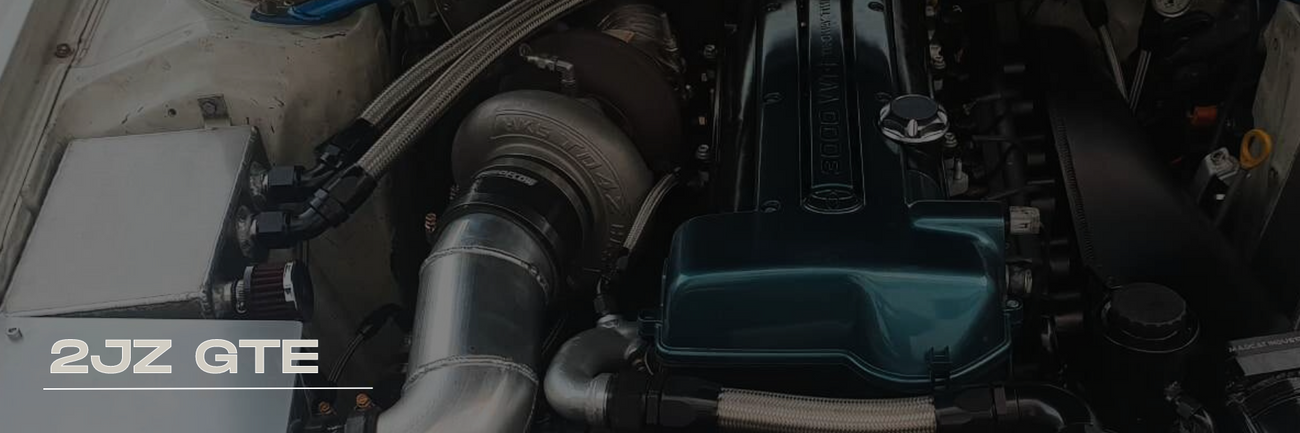 2jz gte engine bay