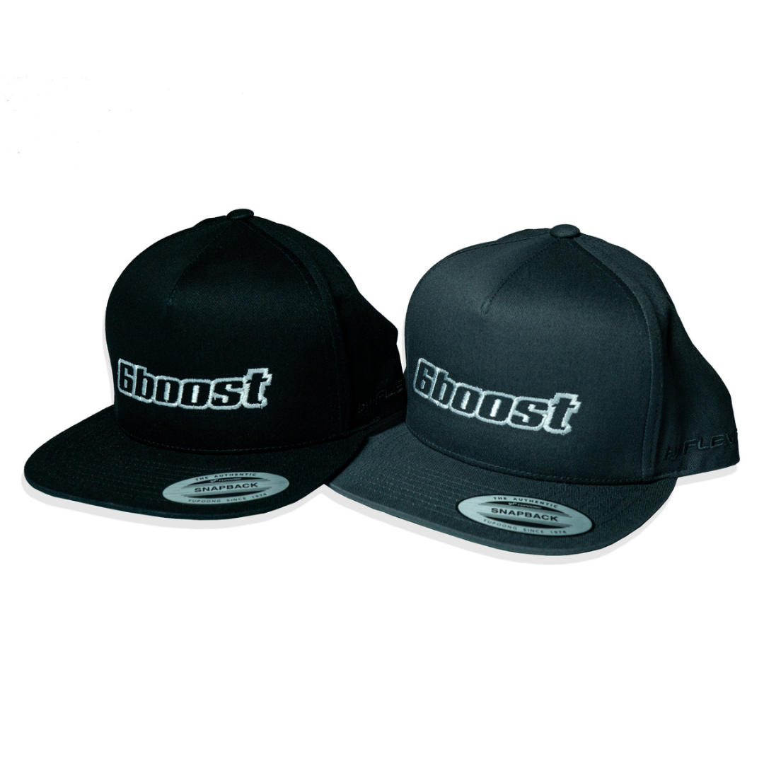 Snap Back Cap - Black and Grey