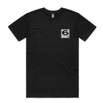 6boost Merch Pack with "Classic" Short Sleeve Tee - Black