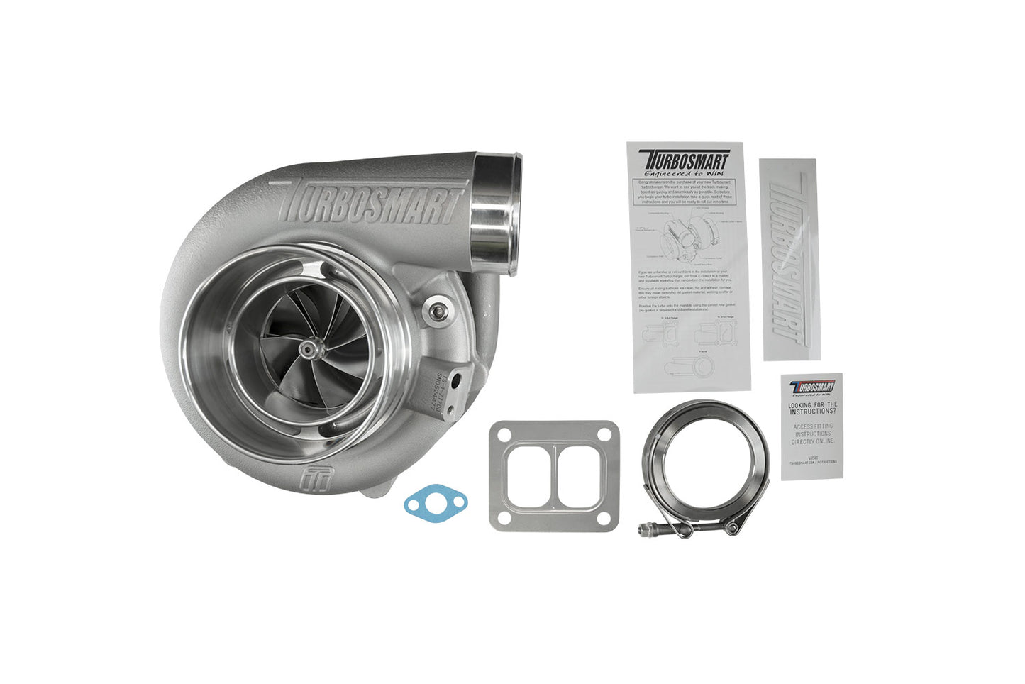 TS-1 Turbocharger 6466 T4 Divided 0.84AR Externally Wastegated