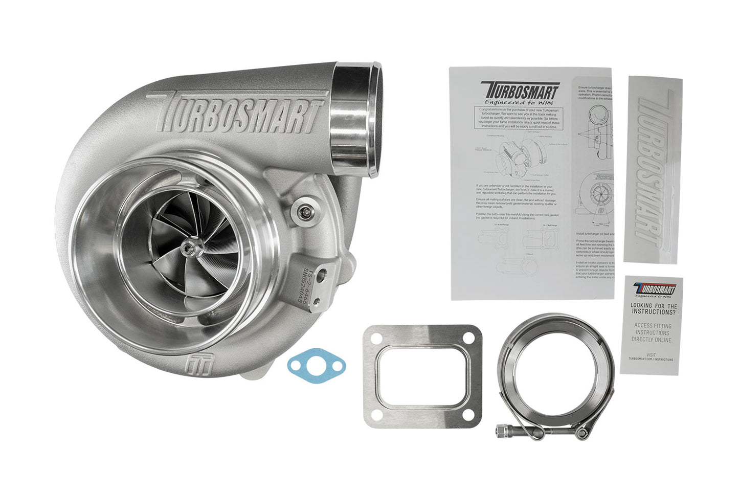 TS-2 Turbocharger (Water Cooled) 6466 T4 0.82AR Externally Wastegated