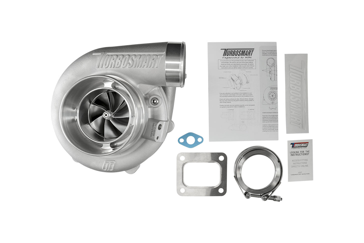TS-2 Turbocharger (Water Cooled) 6870 (Kompact) T4 0.82AR Externally Wastegated